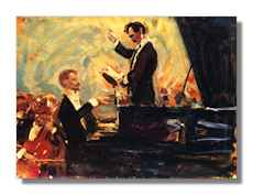 Koussevitzky & Scriabin by Robert Sterl