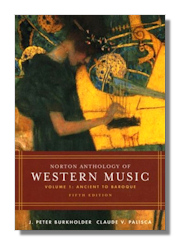 A History of Western Music: Anthology of Western Music II Vol 2