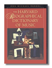 Harvard Biographical Dictionary of Music