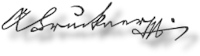 Bruckner's signature