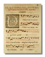 chant manuscript codex sheet roll