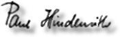Hindemith's signature