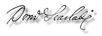 domenico scarlatti signature